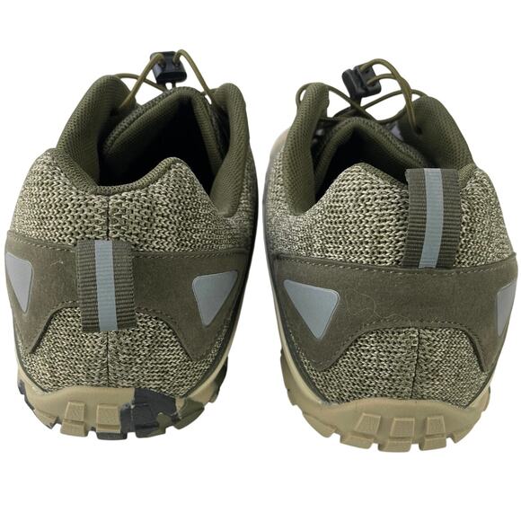 Oranginer Barefoot Men Minimalist Camo Green No Tie Lace Flexible Shoe NWOT S 13 main image 4